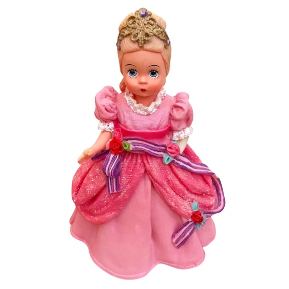 Pair Of Madame Alexander Resin "Opening Night Gala" Cinderella Figurine Pink , - Picture 4 of 11